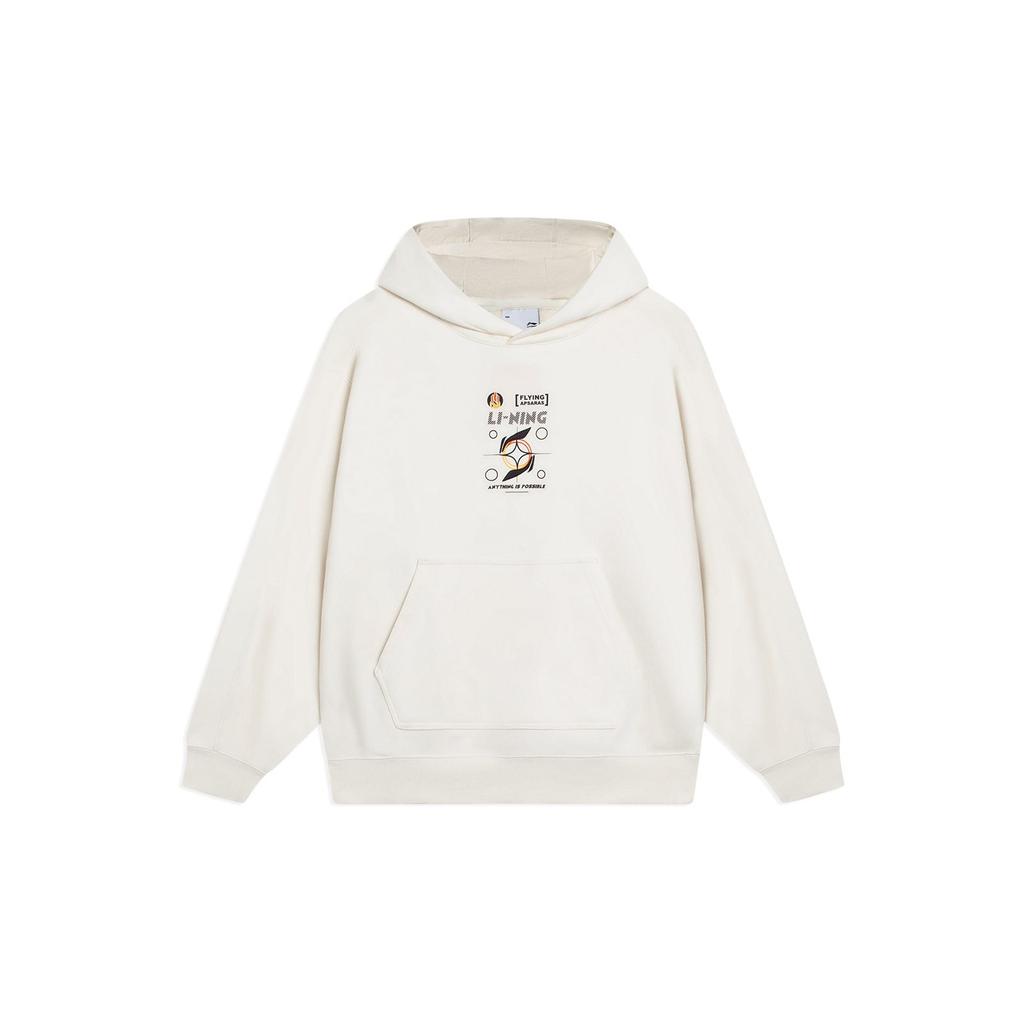 Li Ning Sports Trendy Collection Sweatshirt Unisex Ecru AWDT065-3