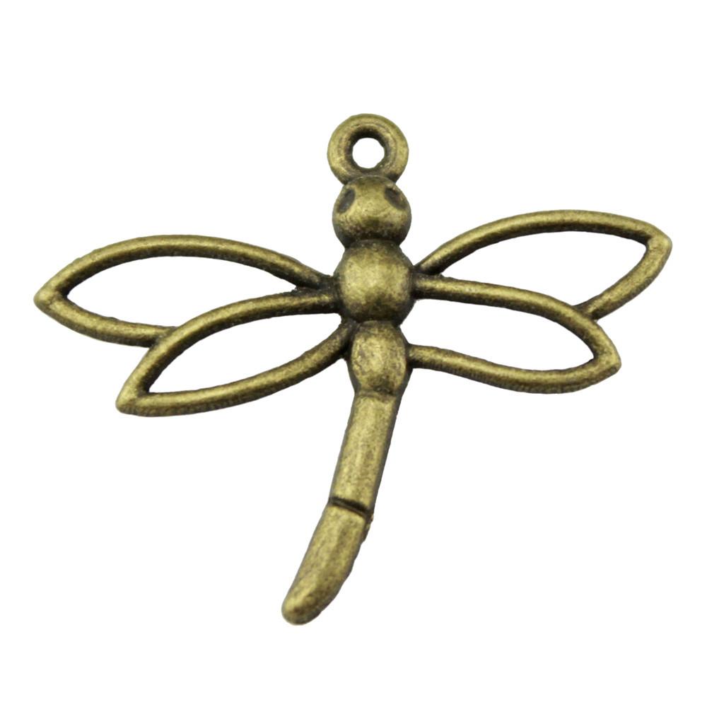 Dragonfly Charms Vintage Alloy Pendants For Insect Themed Handmade Jewelry Supplies