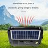 Hand Crank Charging Portable FM Radio High Sensitivity Bluetooth Speaker  Emergency Preparedness