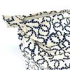 Chanel Arabesque Tasche Tragetasche Handtasche Segeltuch Weiß/Dunkelblau Basis