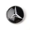 C200 E300 Chaud 2026 Nouveau Pour Benz Étoile Emblème Logo Grille Avant Miroir 3D Noir Brillant et Argent Chromé Pour Mercedes Benz Classe E