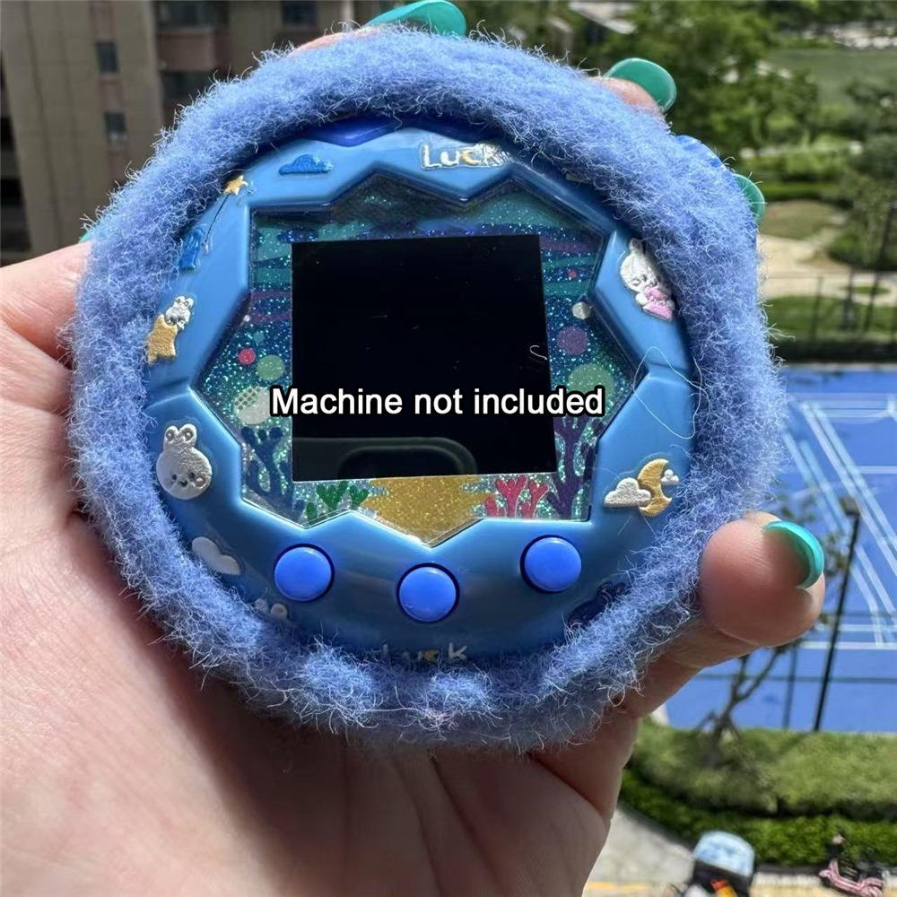 

Захисний чохол з вовни, декоративний чохол для електронних вихованців Tamagotchi Paradise, ігрових іграшок синій