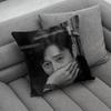 LLee Byung Hun Rosa Schleife Kissenbezug Kissenbezug Zuhause Sofakissen Autokissen Kissenbezug Büro Kissenhülle Kissen
