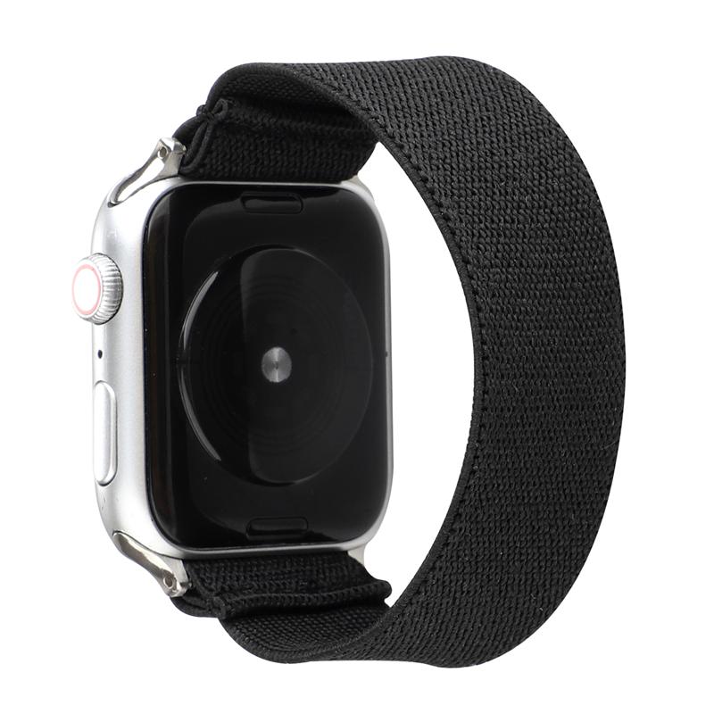 Elastic Fabric Bracelet for Apple Watch Band SE 7 6 5 4 41mm 45mm 40mm 44mm Strap for Iwatch Series 6 5 3 2 38mm 42mm Watchbands