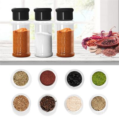 5/10/15/20PC Baharat Kavanozları Tuz ve Biberlik Baharat Kavanozu baharat düzenleyici Plastik Barbekü Sosu Mutfak Aleti Aracı
