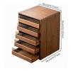 Versatile Wooden Desktop Storage Organizer Multifunctional