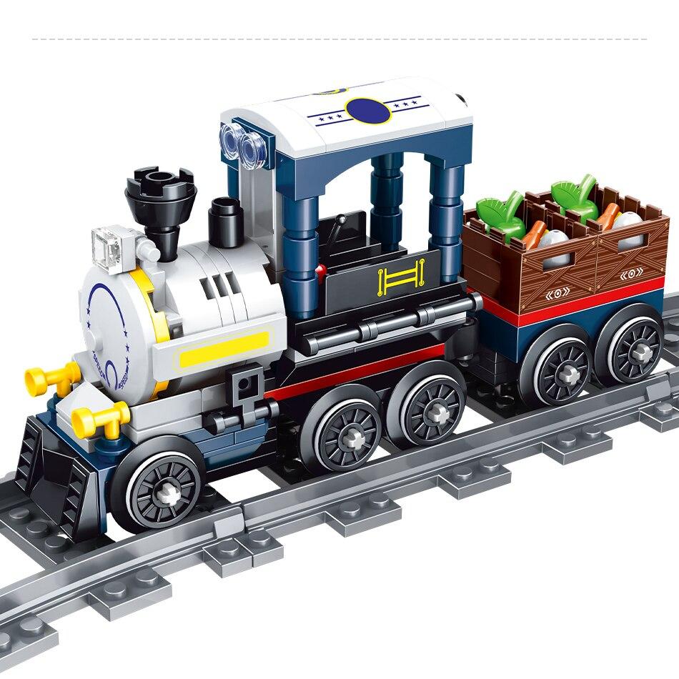 Set Piattaforma Trenino In Legno A Due Piani, Stazione Ferroviaria Decorativa Per Giochi Creativi E Educativi