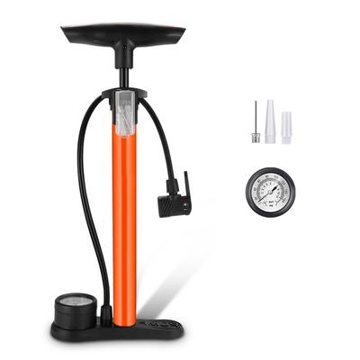 Bike Floor Pump with Gauge 160 PSI Air Ball Pump Inflator High Pressure  Pump