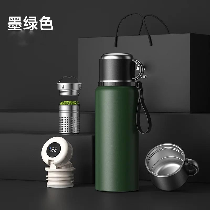 Portable High Appearance Large Capacity Stainless Steel Vacuum Thermos for Hot Coffee Vacuum Thermal Water Bottle Insulated Cup
