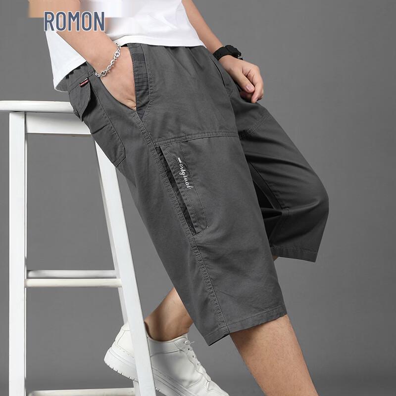 

ROMON Men s Loose Fit Casual Workwear Beach Pants 4XL