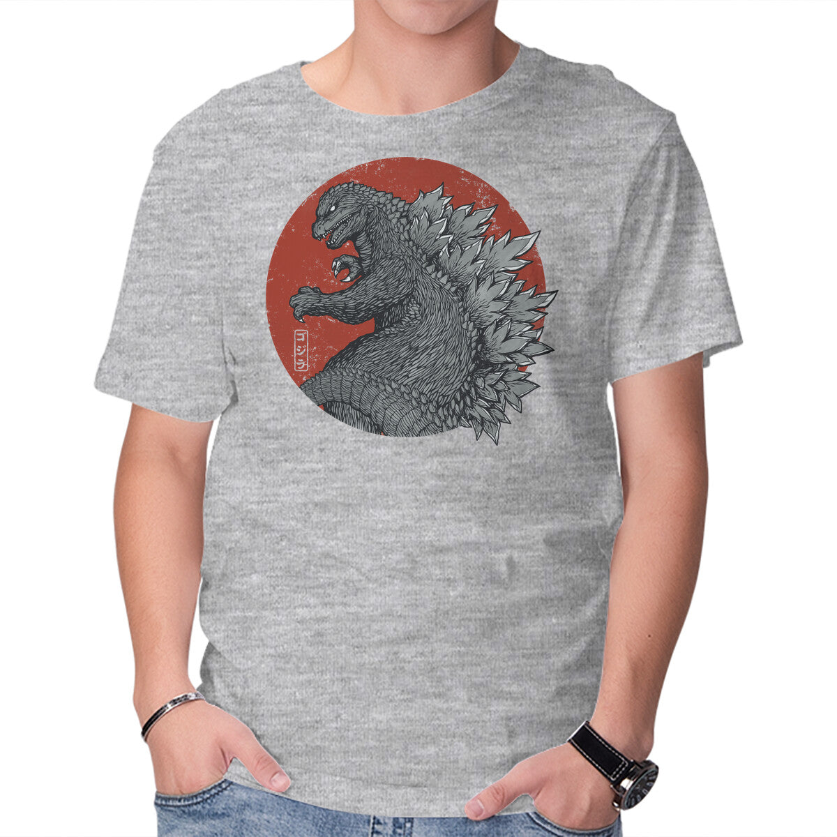 Unisex Crew Neck T-Shirt Tokyo Kaiju Graphic Short Sleeve Casual Tee XXXL
