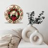 Large 12 Inch Glass Wall Clock for Corporate Awards and Recognition Ceremonies