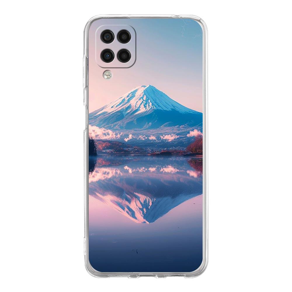 Phone Case For Samsung A13 A33 A35 A55 A73 A53 A23 A51 A71 A21S A41 A05s A03S A15 A25 5G Cover Japan Mount Fuji Cherry blossom