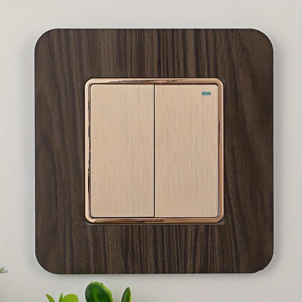 

1PC Simple AntiDirty Buckle Type NonAdhesive Dustproof Switch Protective Cover Outlet Wall Sticker Home Living Room Decor 1PC