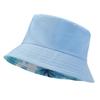 Faced Double Fisherman Hat Leaf Print Outdoor Cap Breathable Hats Fashion Gift