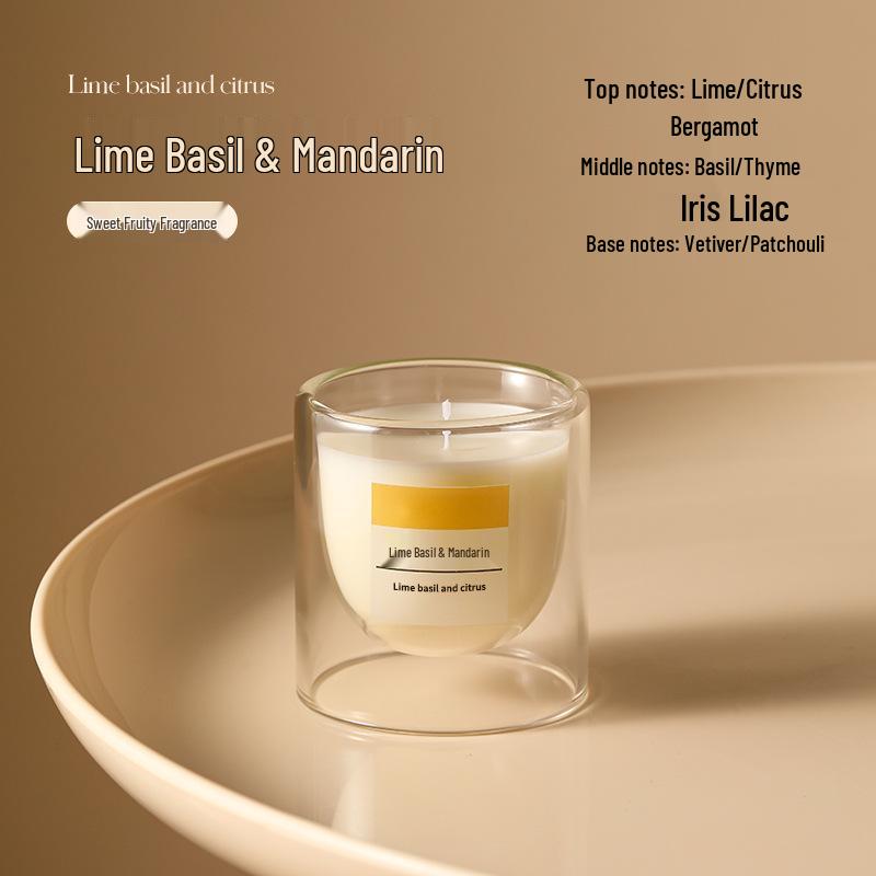 Luxury Soy Wax Aroma Candle In Glass Cup - Long-Lasting Fragrance for Bedroom, Wedding, or Birthday Gift