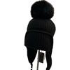 Iceland Same Winter Velvet Thickened Warm Rabbit Hair Ear Protection Hat Nordic Bag Face Fox Hairball Wool Hat