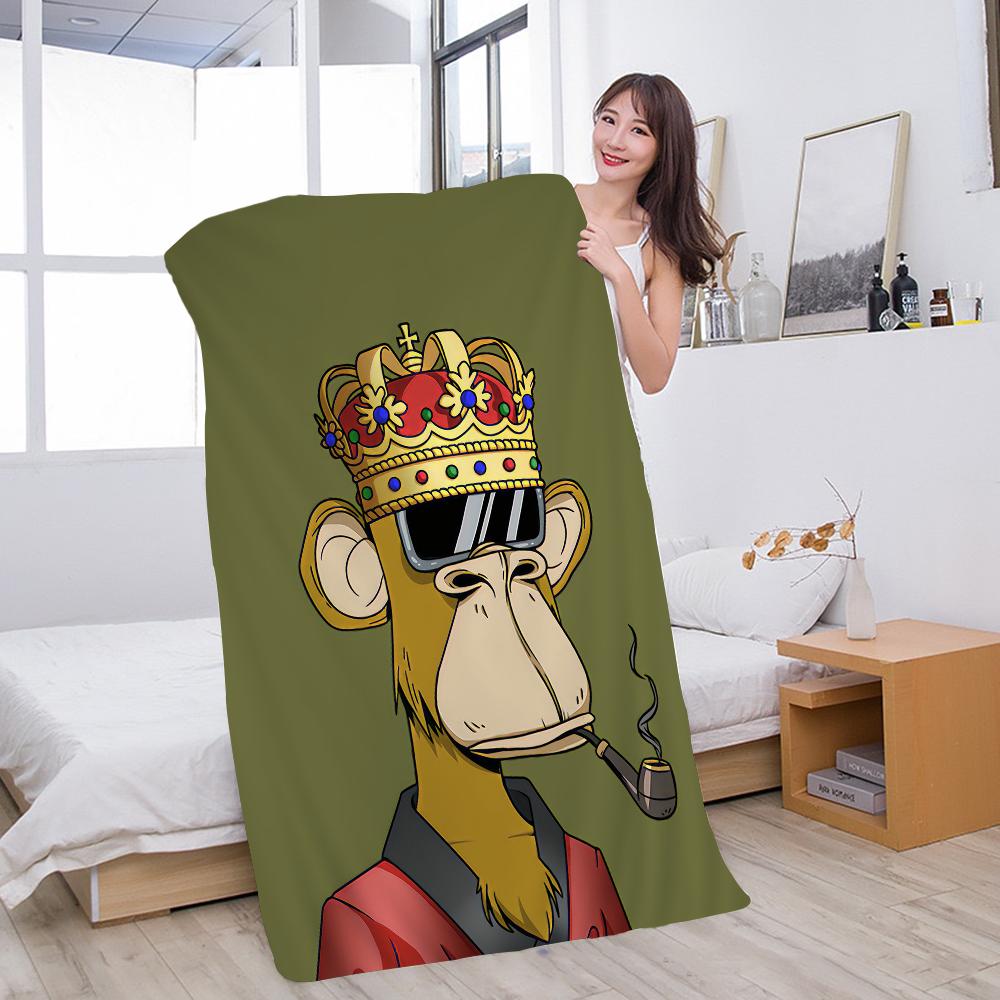Bored Ape Yacht Club Microfiber Beach Towel Absorbent Quick dry Soft Yoga Swimming Resort Mountain Climbing Towel