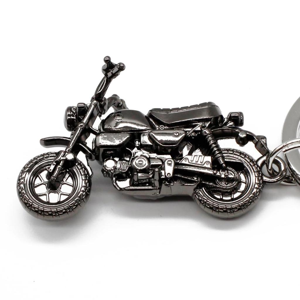 Honda Monkey Keychain Honda Monkey 3D Keyring Key Holder BLACK EDITION Limited Production of 1000 Pieces Serial Number Engraved Black [CAMSHOP]