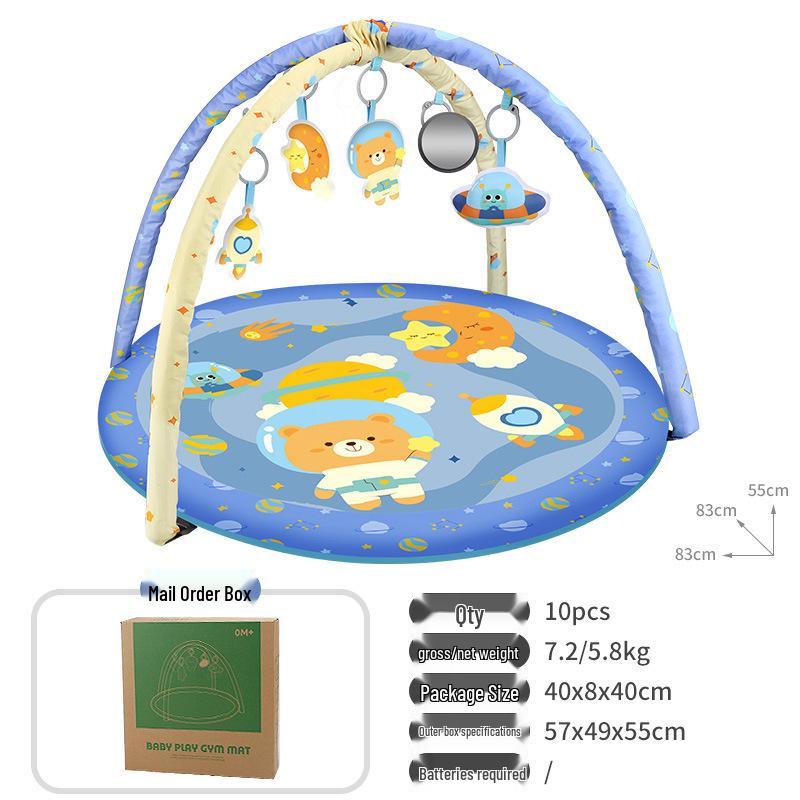 Infant Play Gym with Ocean Ball Crawling Mat for 0-1 Year Olds