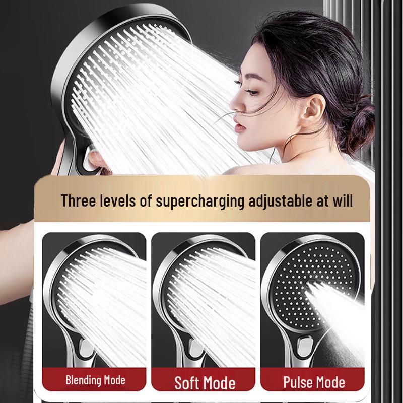 German High-Pressure Rainfall Shower Head Set - Extra Strong Water Output for Household Bathrooms