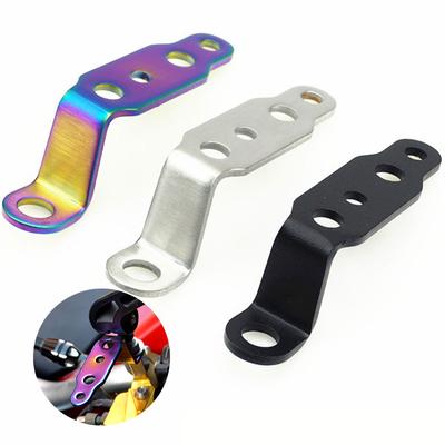 Motorcycle LED Headlight Bracket Rearview Mirror Lamp Spotlight Extension Holder Clamp Motorbike Scooter Accessories