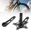 Lp Litepro Folding Bicycle Crankset Aluminum Alloy 130 BCD Bike Crankset CNC Curved Hollow Handle Single Disc