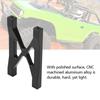 RC Car Aluminum Bumper Frame Brace for Axial SCX10 Electric Remote Control Crawler (Black)
