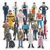 Professional Role Model Figurines Set: Teacher, Doctor, Nurse, Construction Worker, Chef, Police Officer