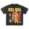 2026 Kill Bill Uma Thurman Unisex Quentin Tarantino Retro T-Shirt für Unisex Damen Vintage Actionfilm Grafik-T-Shirt Streetwear Ins Y2k