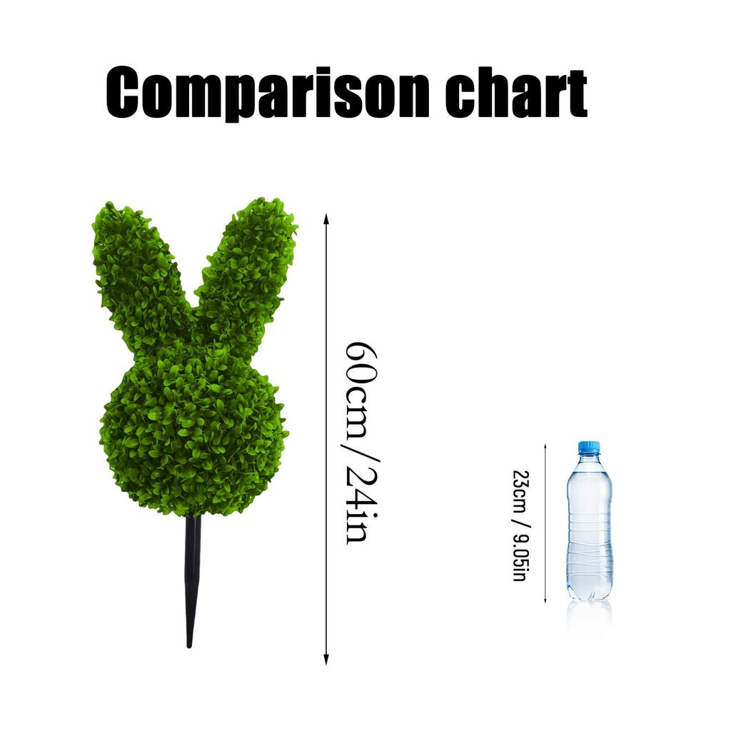 Shape Plants, Artificial Green Plants, Suitable For Easter Porch Decoration Outdoor Indoor