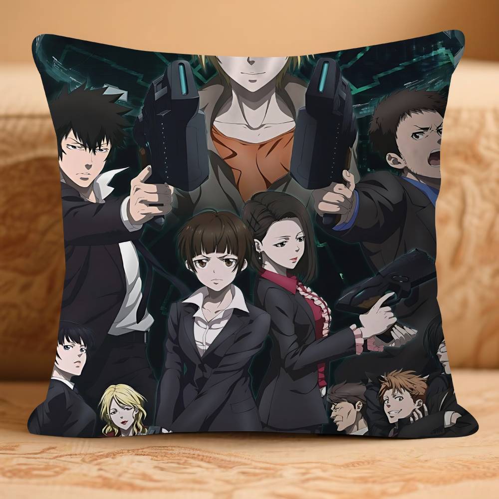 Anime PSYCHO-PASS Pillow Gift Home Office Decoration Bedroom Sofa Car Cushion Cover Case 45x45