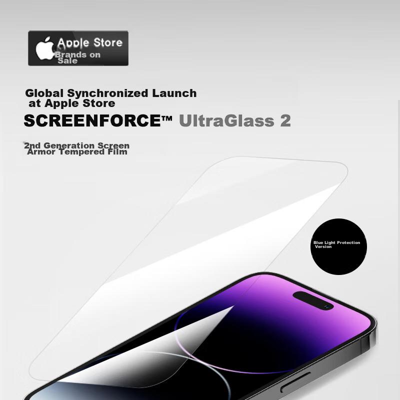 IPhone 15 Pro Max Screen Protector, Anti-Blue Light IPhone 15 Pro Max Film, 9H Shatterproof Phone Film, German Schott Base Material OVA142