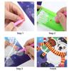 8 teile/satz Weihnachten DIY Diamant Malerei Grußkarten 5D Cartoon Postkarten Kinder Festival Stickerei Begrüßen Karten Handgemachte Geschenke