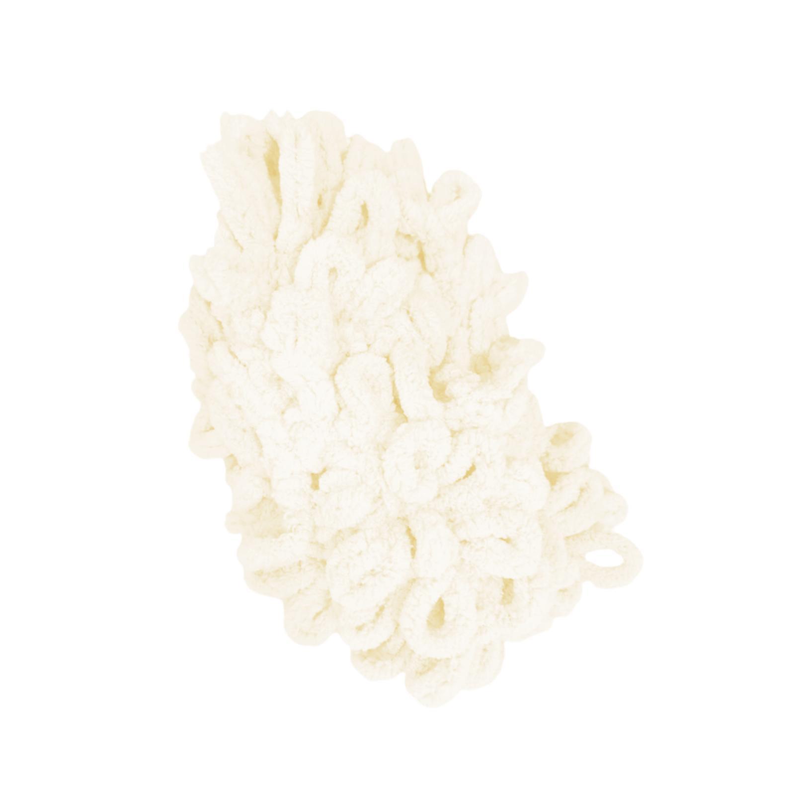 Super Bulky Chunky Yarn for Macrame Projects Giant Yarn Handmade Blankets Cushions Rugs Pet Bed Making белый