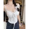 Women's Sexy Lace Polka Dot Camisole Top