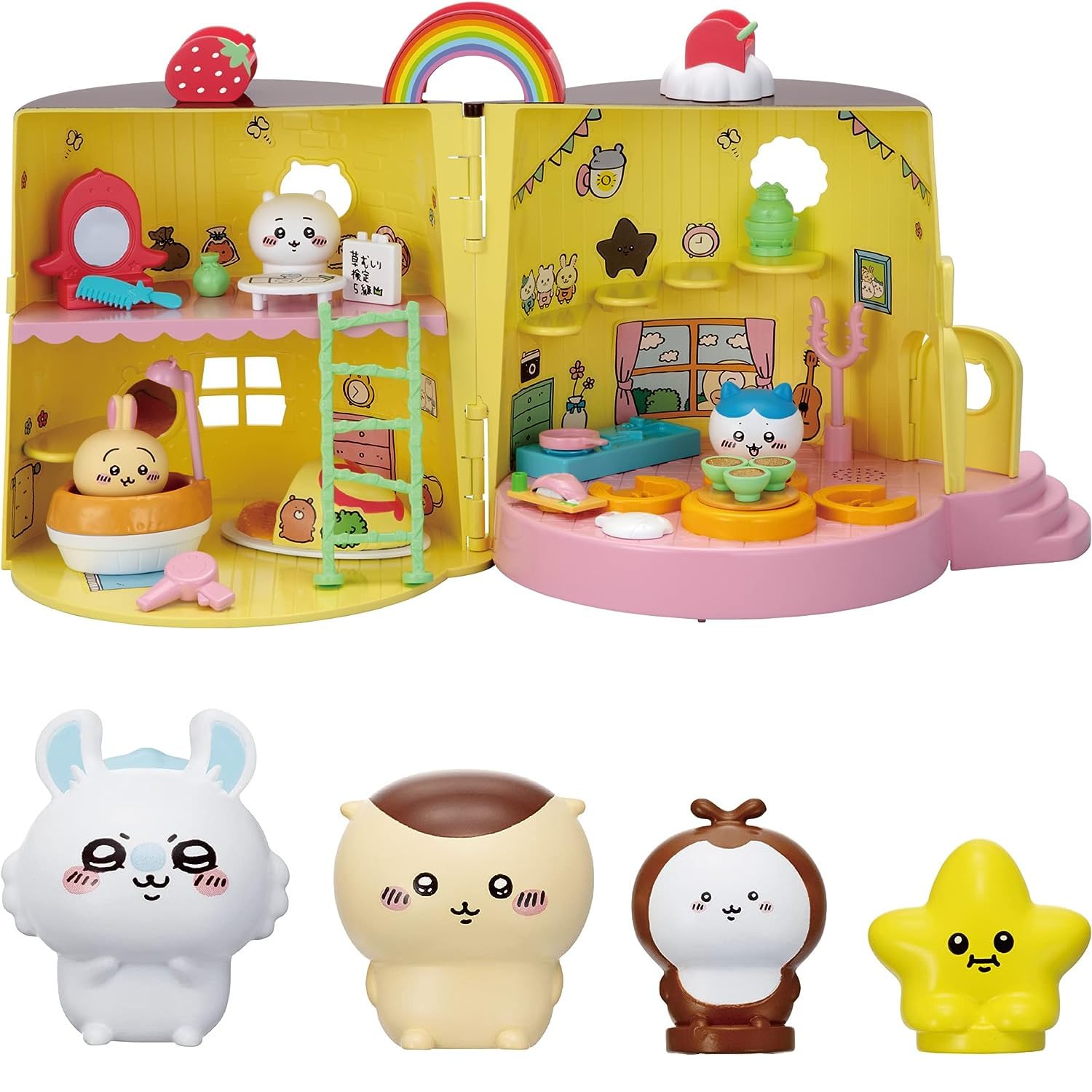 

[Set of 2] Chiikawa Dream Big Talking Pudding House & Chiikawa Friends Set by Sega Toys