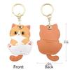 DIY Animals Keychain Handmade Access Card Cover Cute Key Ring  Car Accessory