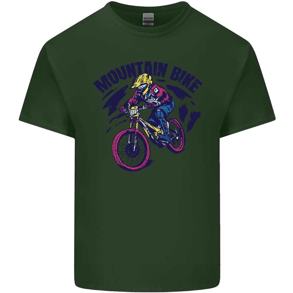 Cycling Mountain Bike Bicycle Cyclist Mtb Unisexs Light Cotton Tshirt