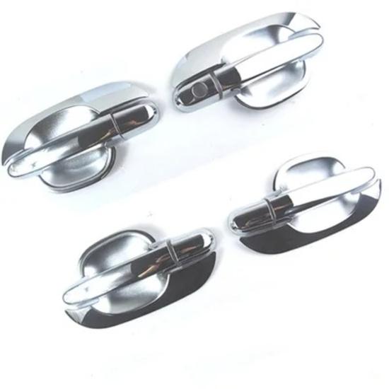 For Kia Sportage 2005 2006 2007 2008 2009 2010  New Chrome Car Door Handle Cover + Cup Bowl Cover Styling