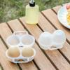 Camping Egg Storage Box, Outdoor Portable Portable Egg Holder Eggs Carrier Egg Case Plastic Egg Container For Kitchen BBQ Travel Refrigerator