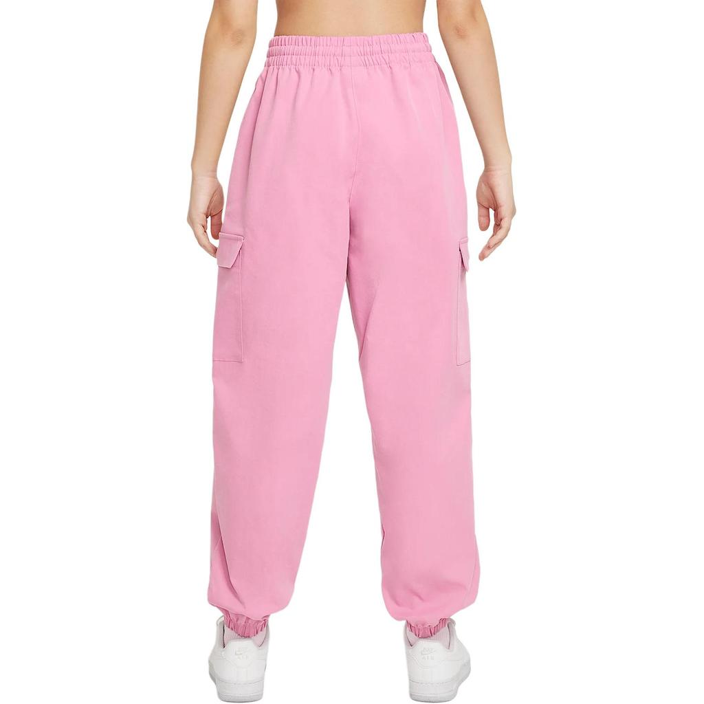 Teenagers Nike Knitted Sweatpants Sportswear Mysterious Flamingo Red FZ5554-646