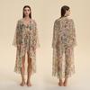 European and American new chiffon blouse nightgown women's summer and autumn breathable comfortable loose women's loungewear ZP1918