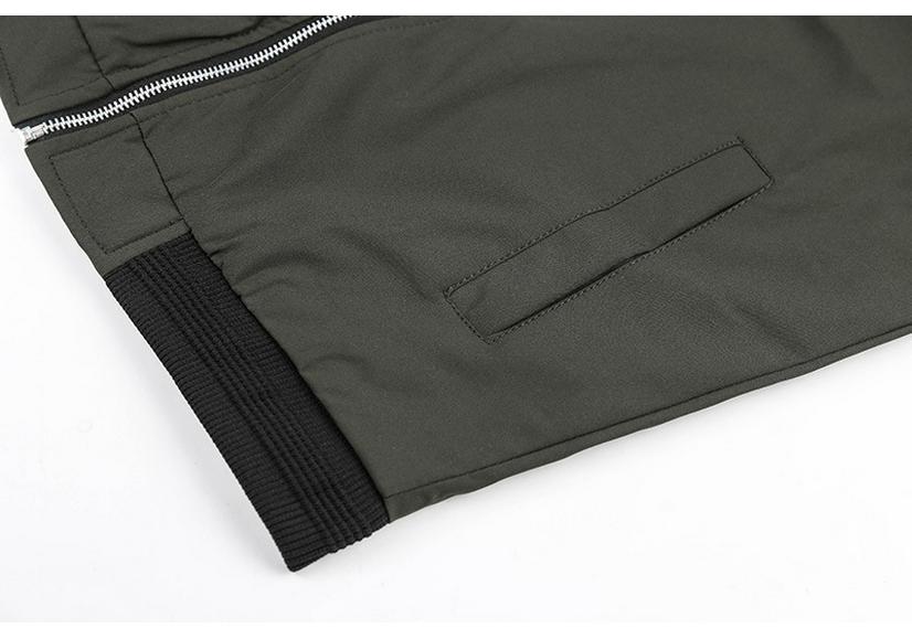 European Autumn Men's Korean Style Casual Baseball Jacket - Trendy & Versatile for Middle-Aged and Young Men