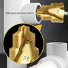 3pcs 1/4in Hex Shank Water Pipe Drill Bit Limit Rotating Flute Pipe Repair Tool  Water Pipe Repair