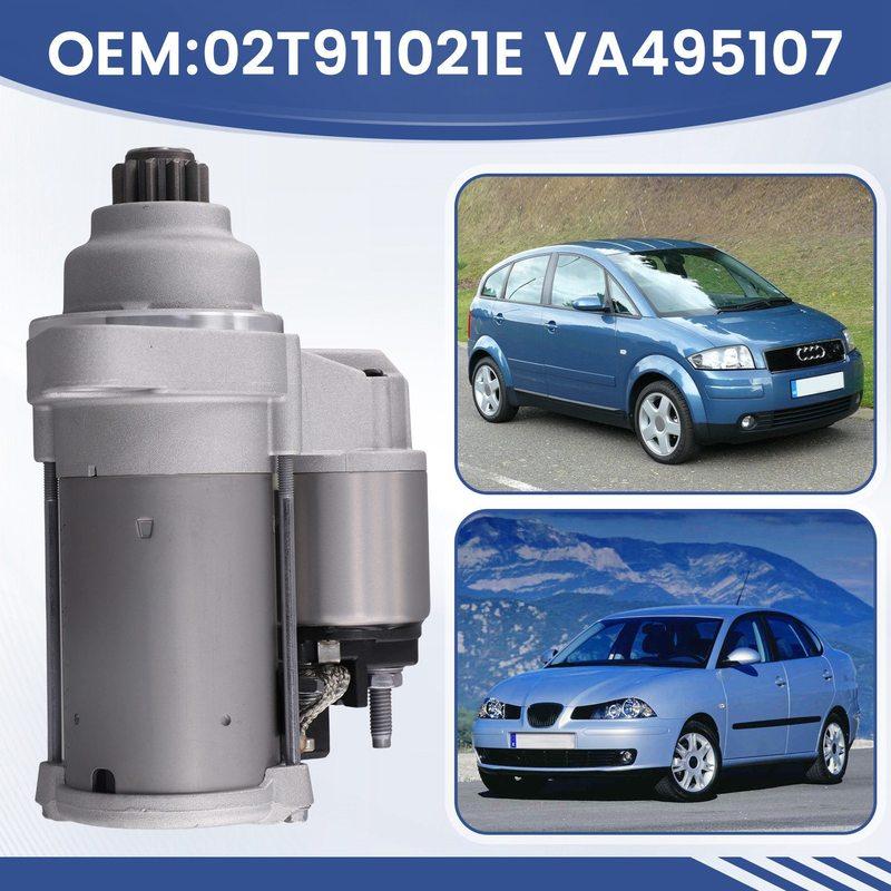 VA495107 Car Starter Motor 02T911021E For A2 Seat Fabia VW Bora Golf Beetle Polo 2000-2009