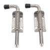 2 stuks 5,04 inch 304 Roestvrij Staal Deurveerbelaste Pinnen voor Deuren Kasten Ladekasten Heavy Duty