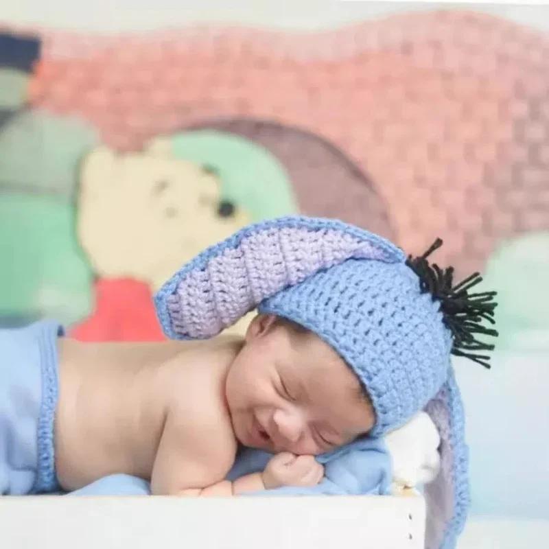 Hundred Day Baby Animal Costume Set Infant Studio Photo Accessory Baby Character Modeling Indoor Shooting Layout Practical Gear