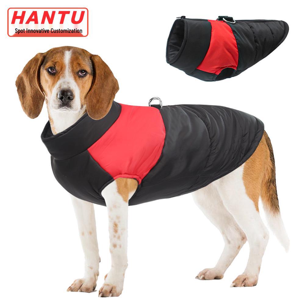 Winter Warm Cotton Coat for Golden Retrievers & Large Dogs