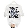 Trendy Brand Short-Sleeved Pure Cotton Men'S Printed T-Shirt Trendy Men'S And Women'S Versatile Round Neck T-Shirt Men'S